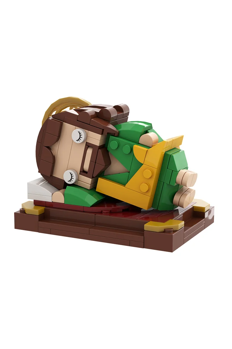 MOC St. Joseph Baustein Schlafen Saint Joseph Pate Der Kirche Action Figur Ziegel DIY Spielzeug Erwachsene Geschenk – Detail 3