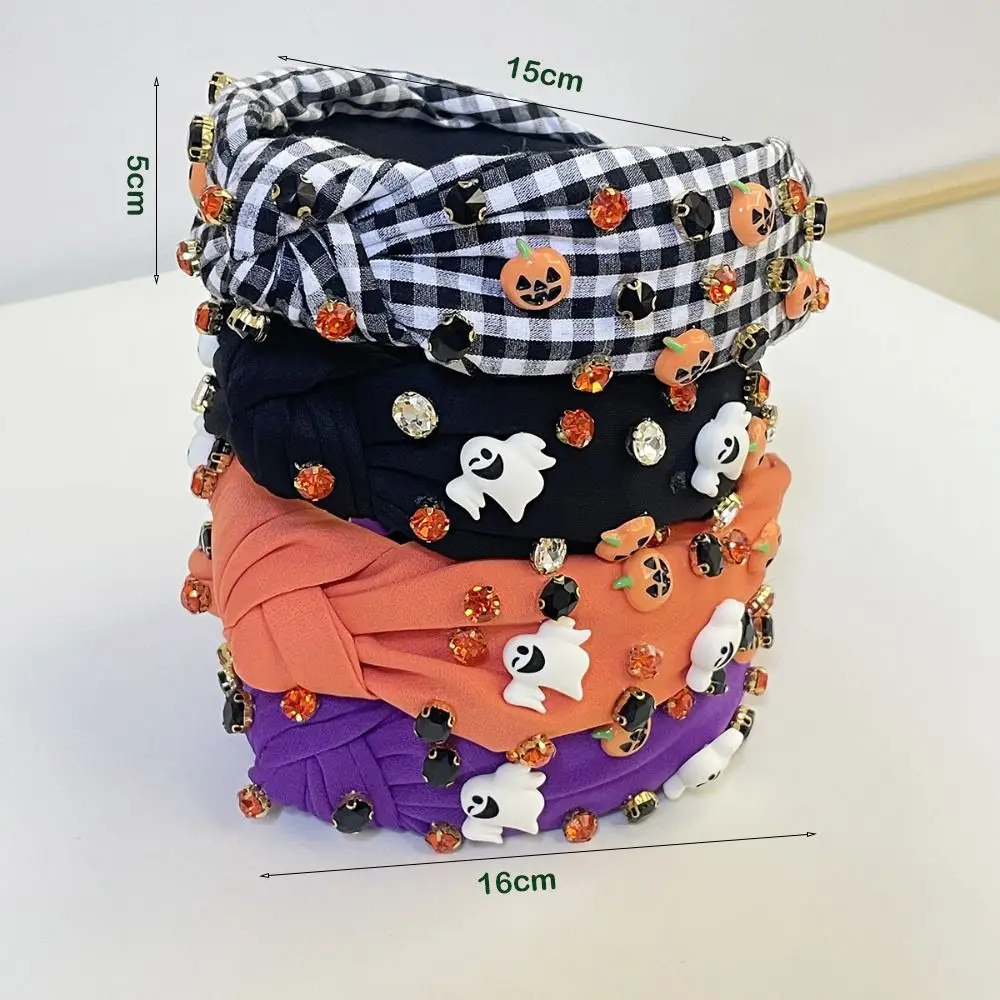 Easy to Wear Padded Halloween Headband Lightweight Durable Hair Jewelry Accessories Sponge Knot Hairband