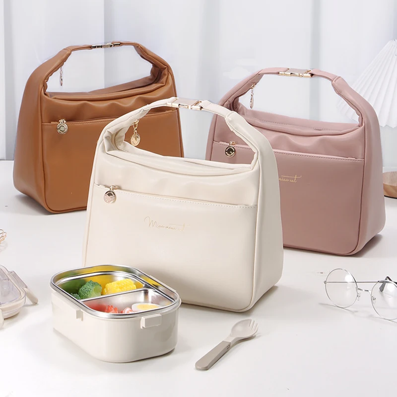 Leather Lunch Bags : reusable lunch bag