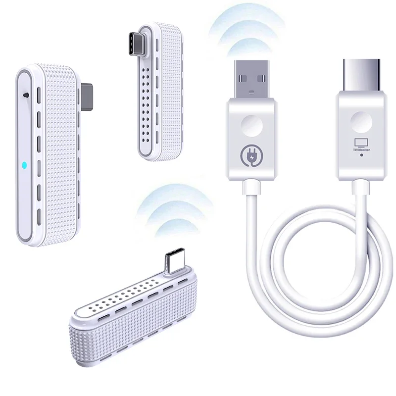 Tipo C Display Adapter Screen Share Cable Usb-C Trasmettitore Wireless Ricevitore Hdmi Extender Per Macbook Laptop Pc Phone To Tv