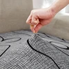 Milk silk flower sofa cushion set lazy sofa cushion dust cover combination sofa set wholesale 4