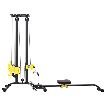 Multifunctional Fitness Rack High Safety Heavy Duty Adjustable Height Home Gym Strength Training Fitness Equipment 6