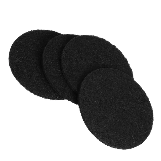 4Pcs Round Carbon Replacement Filters for Cat Litter Boxes 6.25inch Diameter 10mm Thickness Odor Absorbing Pads for Dome and 2