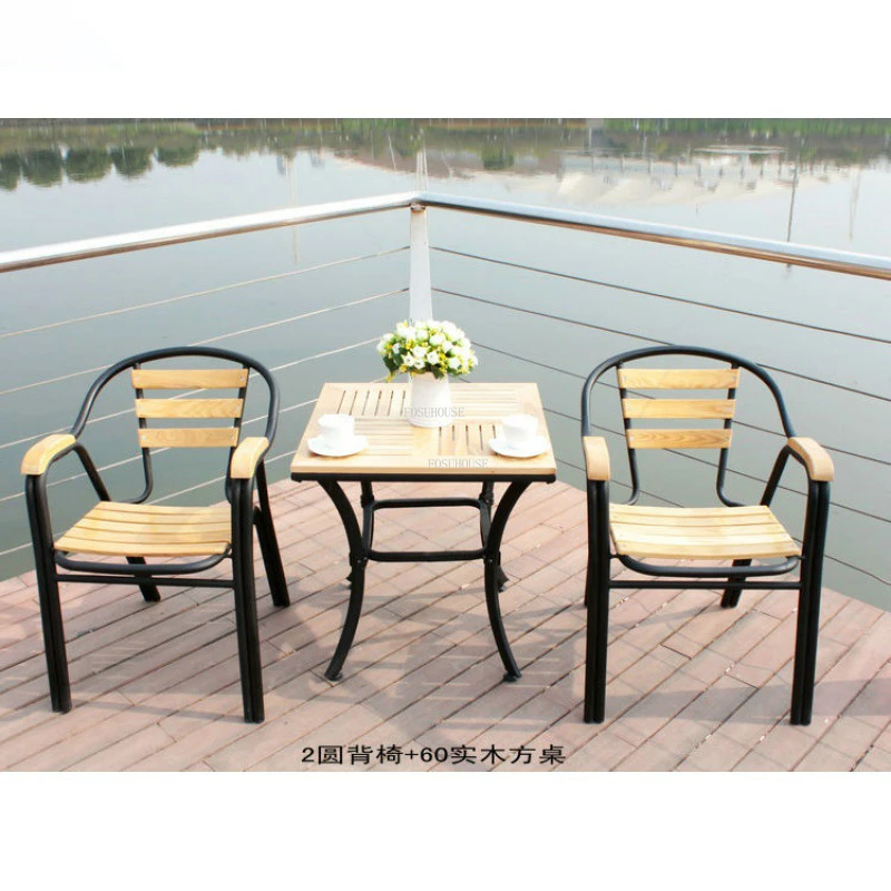 B 2 chairs 1 table