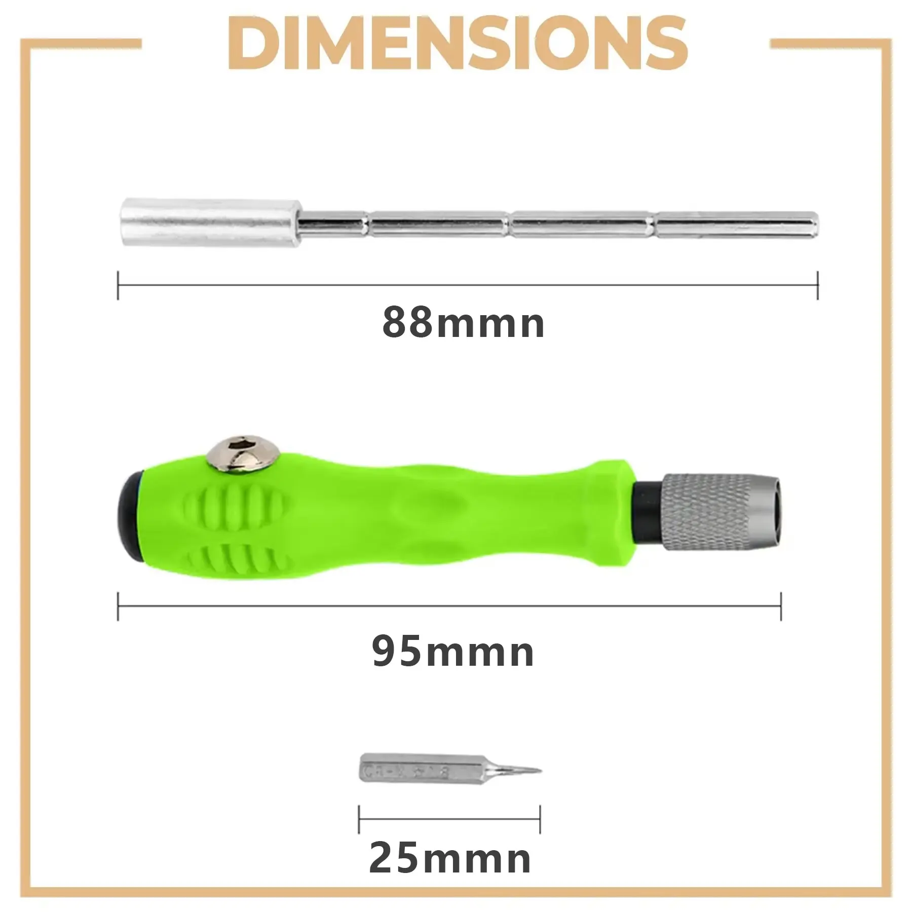 Mini 32-in-1 Precision Screwdriver Set Magnetic Phillips Bits Multifunctional Hand Repair Tool Kit for Phone Watch Glasses PC 6