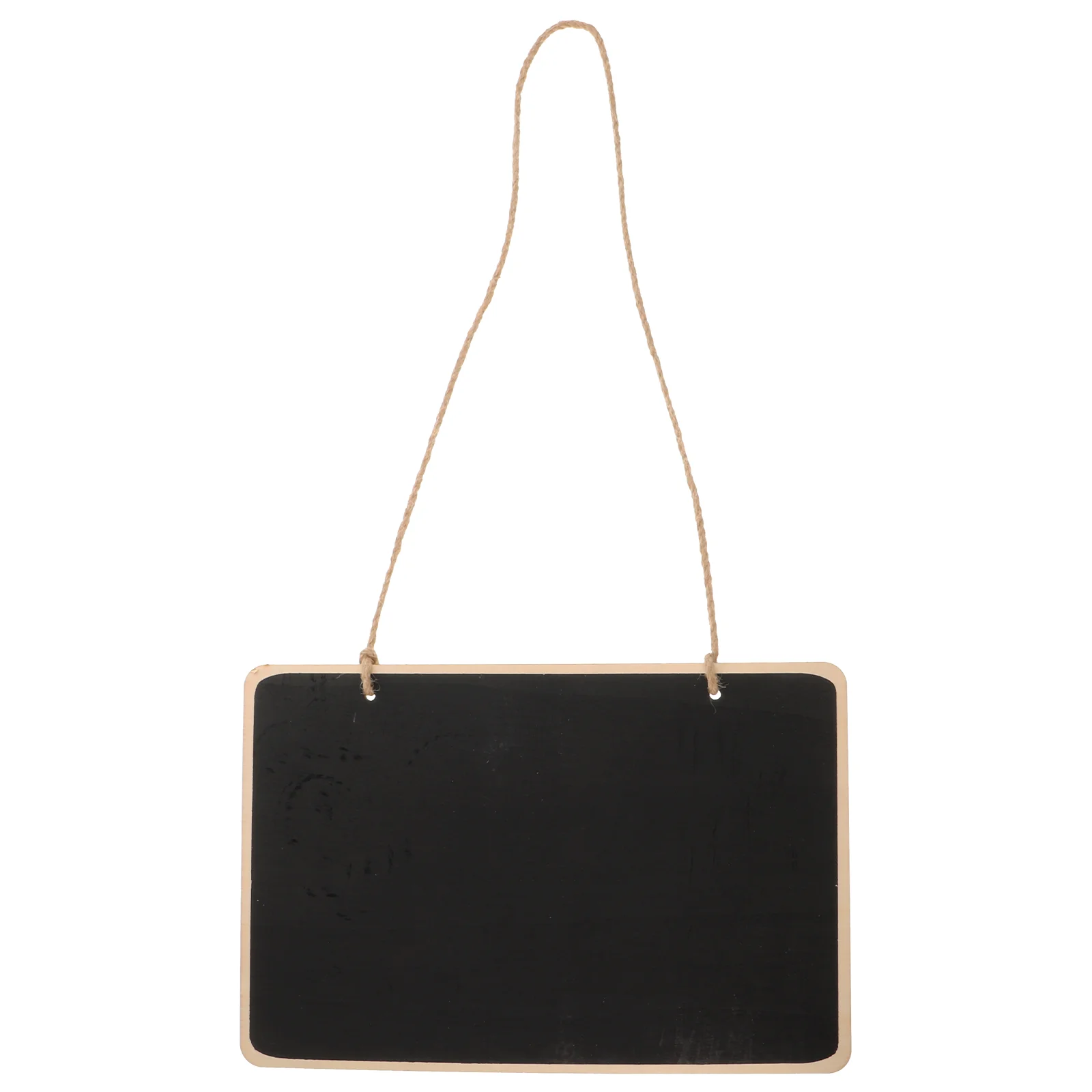 

Hanging Chalkboard Sign Wooden Memo Blackboard Reusable Door Message Board