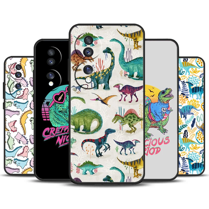 Simpatico Dinosauro Dino Per Honor X8A X9A X6A X7A X6 X7 X8 X9 X8B X9B Honor Magic 6 Pro 50 70 90 Magic 5 Lite Case