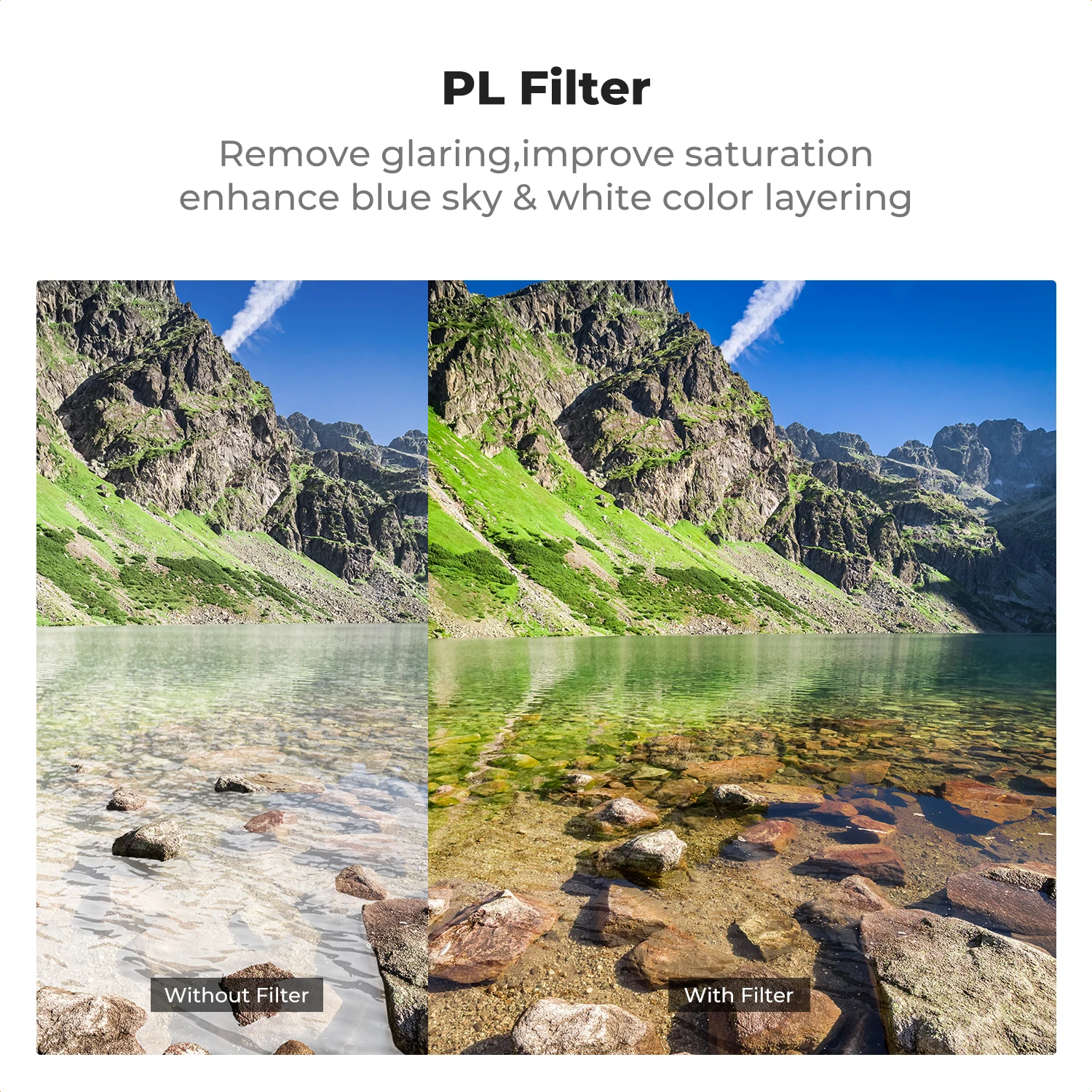 K&F Concept Drone Filter Set for DJI NEO Multi-Coated HD UV CPL ND8 ND16 ND32 ND64 Polarizer Neutral Density Drone Lenses Filter 3