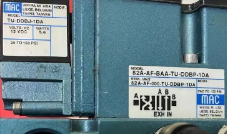

US MAC Solenoid Valve 82A-AF-BAA-TU-DDBP-1DA Original Genuine Free Shipping Order