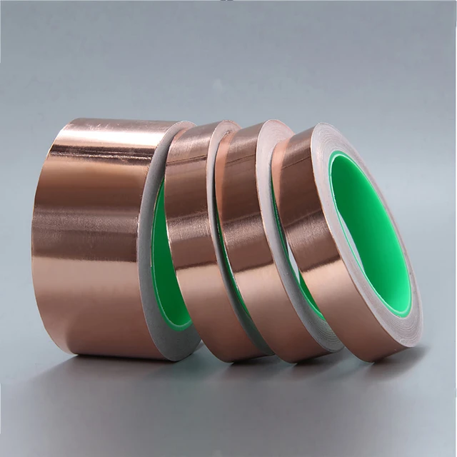 Copper Tape Single Side Conductive 5mm - Adhesive Conductive Copper Foil  Tape - Aliexpress
