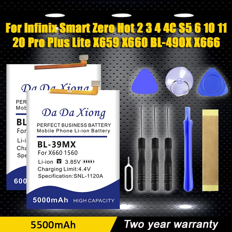 BL-49HX BL-48DX BL-39MX BL-35BX Battery For Infinix Smart Zero Hot