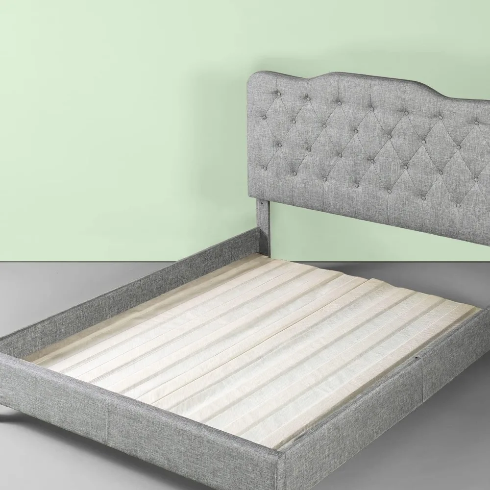 Compack Fabric Covered Wood Slats, Bunkie Board, Box Spring Replacement, Natural, King 3