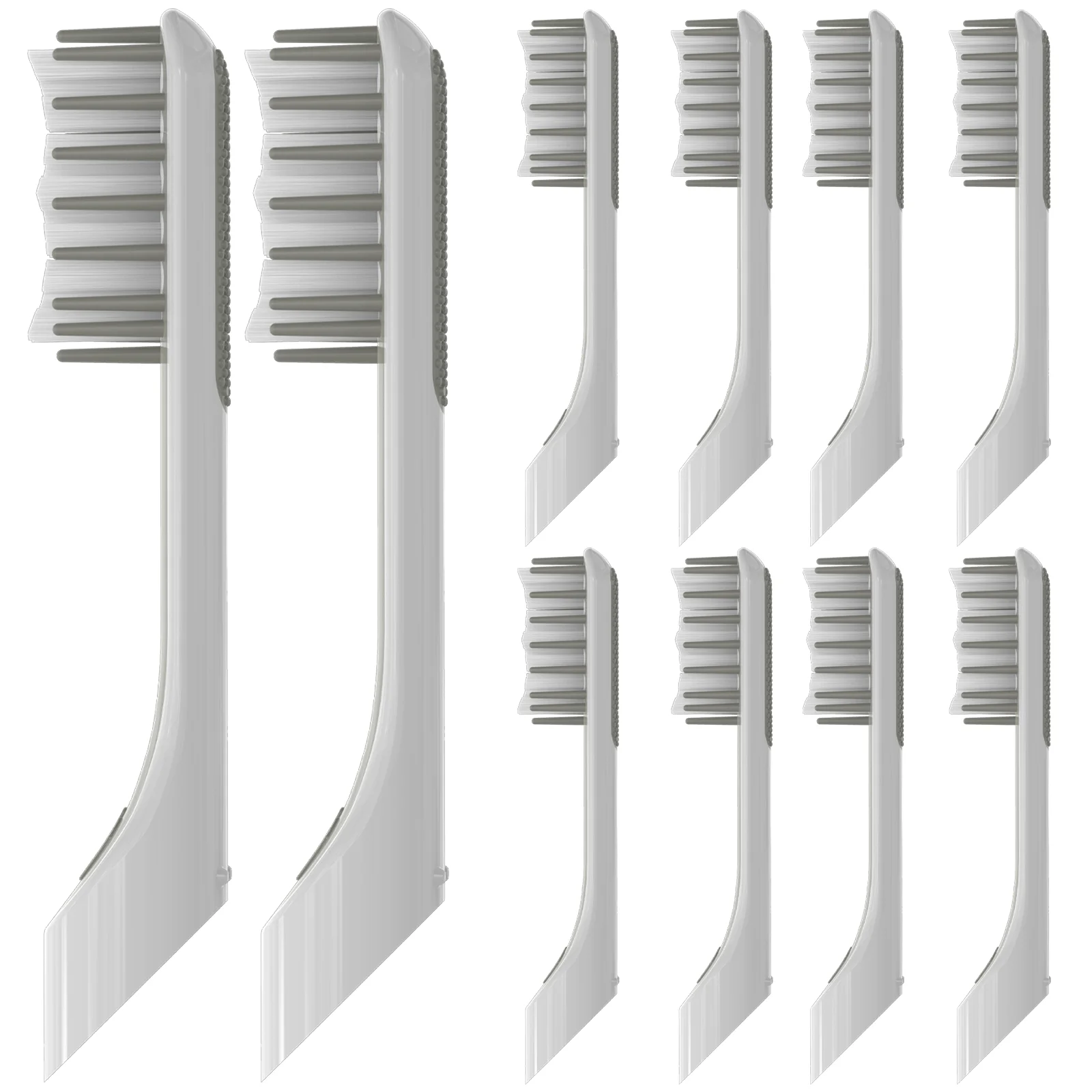 Substituição Cabeças para Quip Escova Elétrica Compatível com Quip 10 Pack