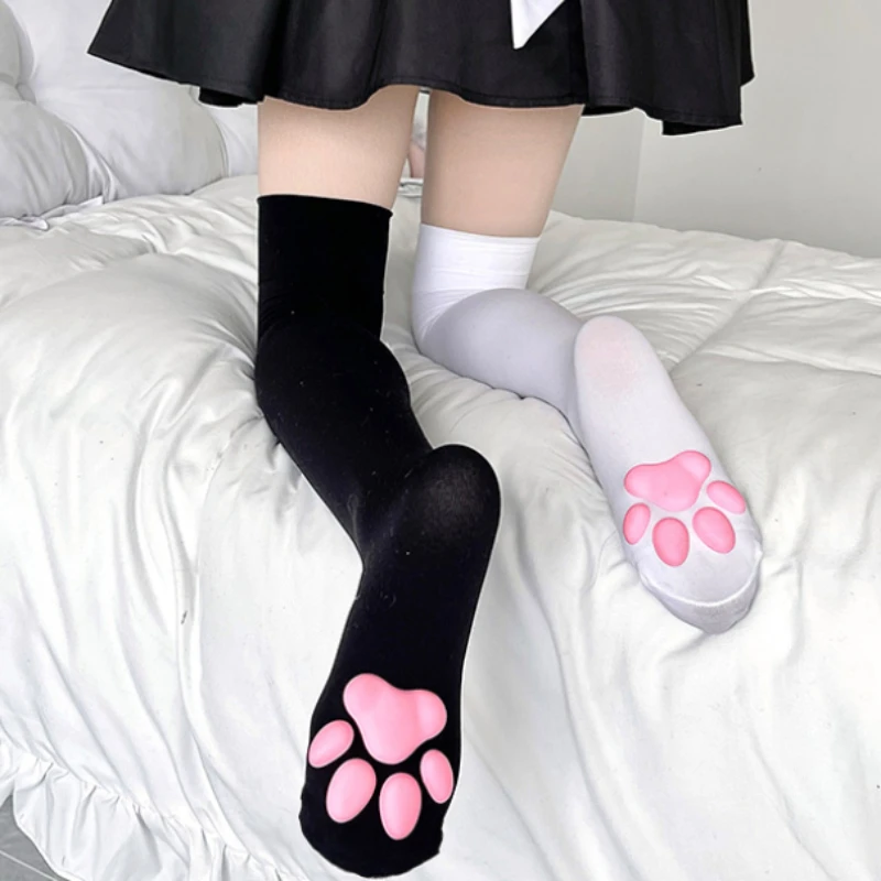 

Girls Lolita Sexy Cat Paw Stockings Three-dimensional Cat Meat Pad Pantyhose Hosiery Cosplay Animation Anime Knee High Socks