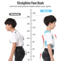 Children Adjustable Posture Corrector Back Support Boy Girls Shoulder Belt Rectify Spine Straight Correction Back Support  Brace 2