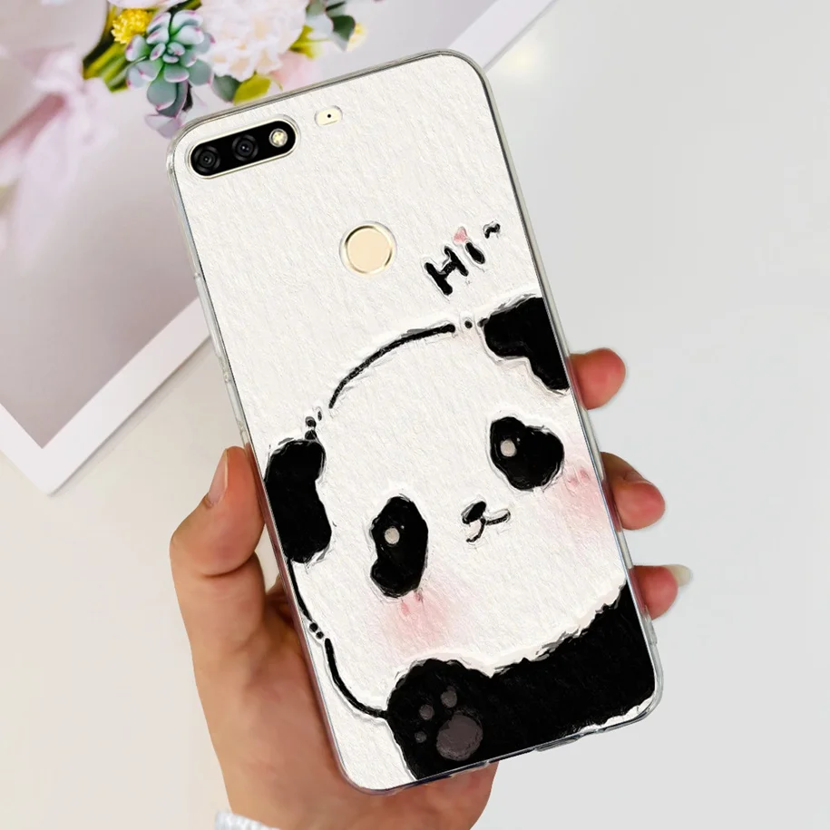 Cute Cartoon Clear Phone Case - Silicone Back Cover