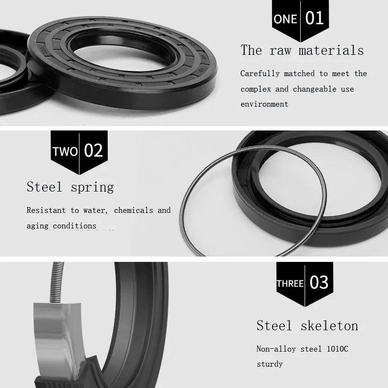 ID 20mm NBR Nitrile Rubber Shaft Oil Seal TC/TG-20*25/26/27/28/30/31/32/33/34/35/36/37/38/39/62*4/5/6/7/8/10/12 Nitrile Oil Seal