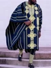 Men's luxury fashion printed three-piece set 3