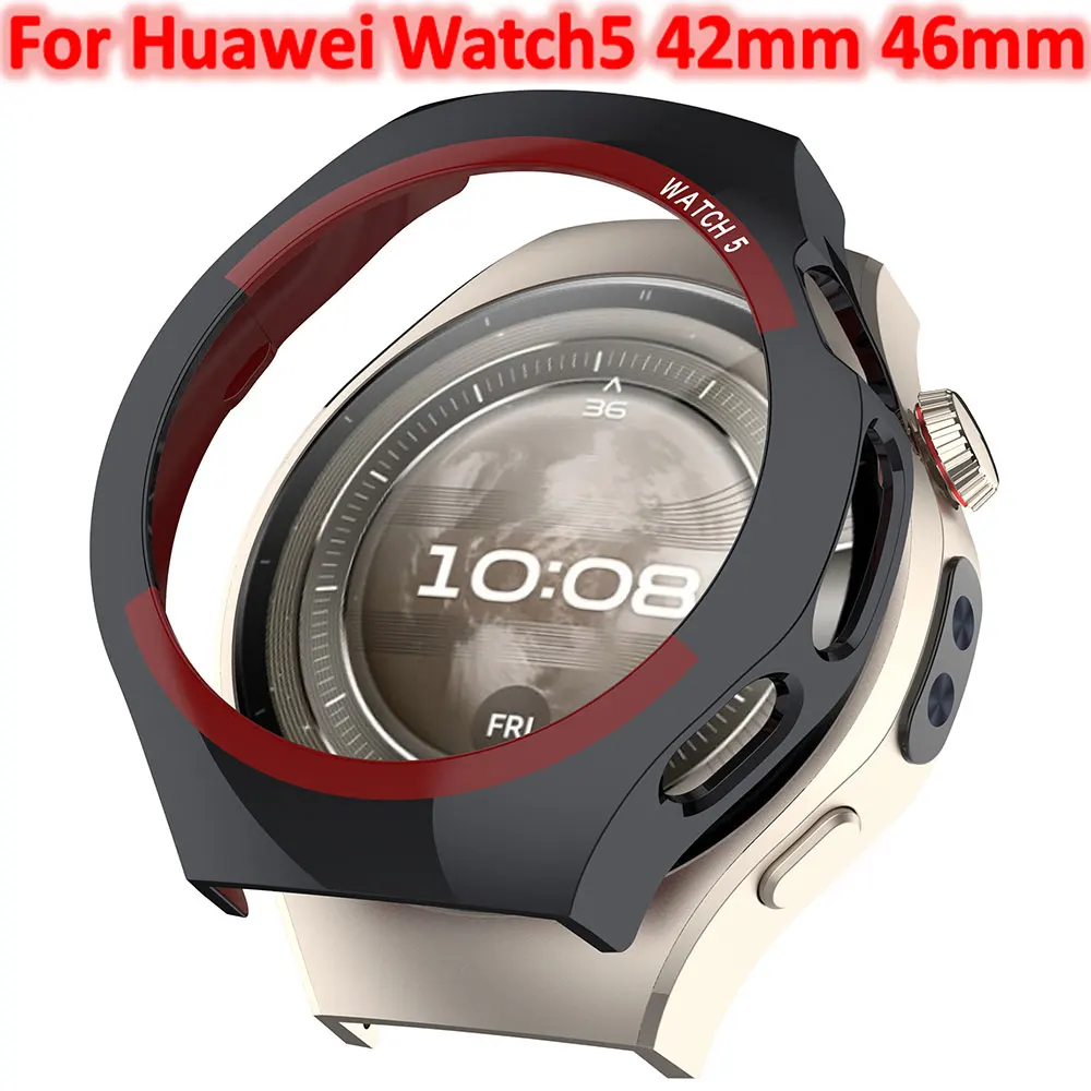 Durable Shockproof Bumper Shell for Huawei Watch 5 - Stylish Protective PC Hard Case