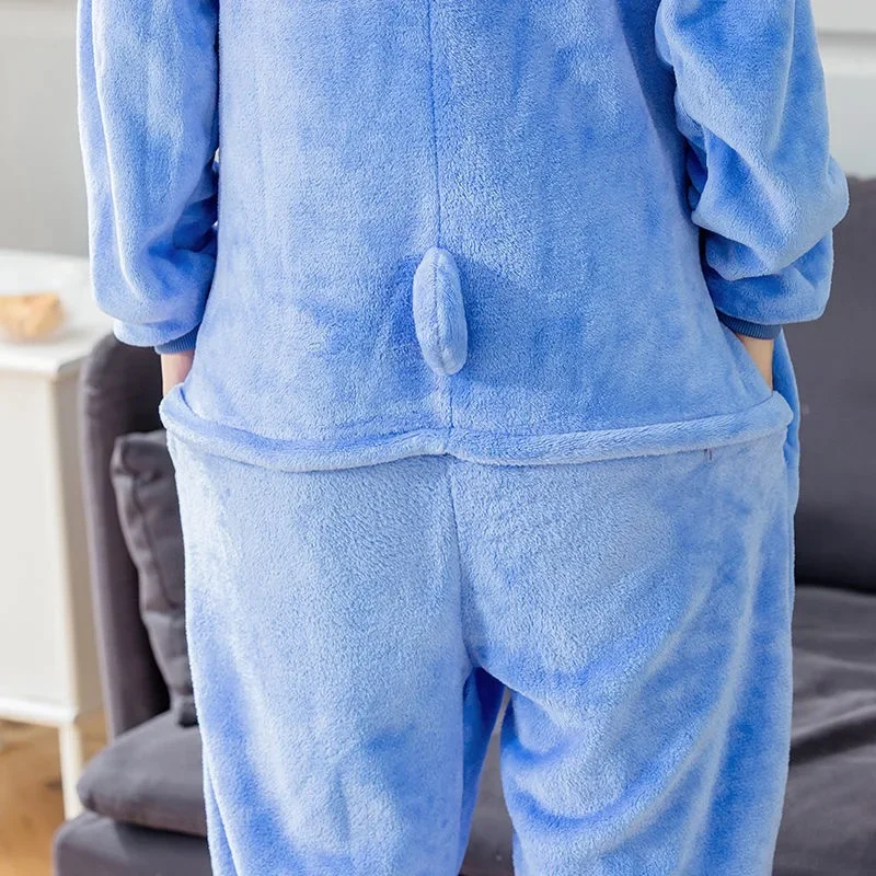Costumes de cosplay anime pour femmes et hommes, combinaison de dessin anim&eacute;, pyjama &agrave; capuche en glouton mignon