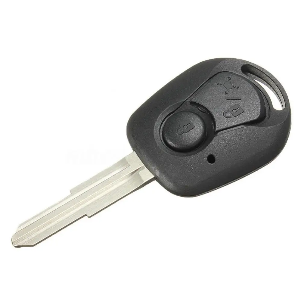 Remote Key Case Blade 2Button Uncut Fob Shell for Actyon Ssangyong Kyron Rexton key case key case cover car key shell remote control case cover