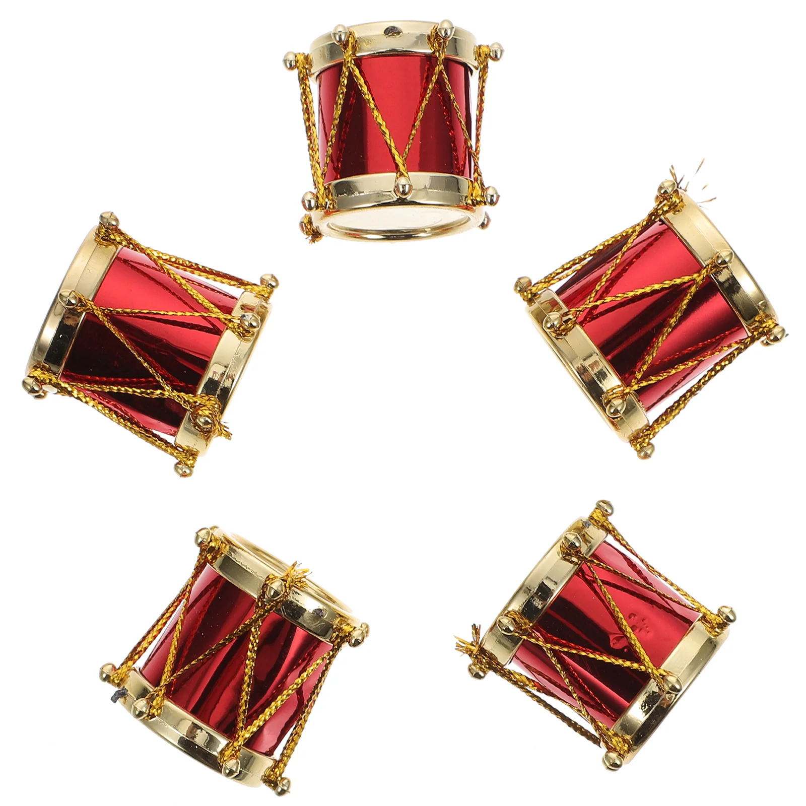 

5 Pcs Mini Drum Model Mini House Decors Mini Furniture House Layout Scene Decor