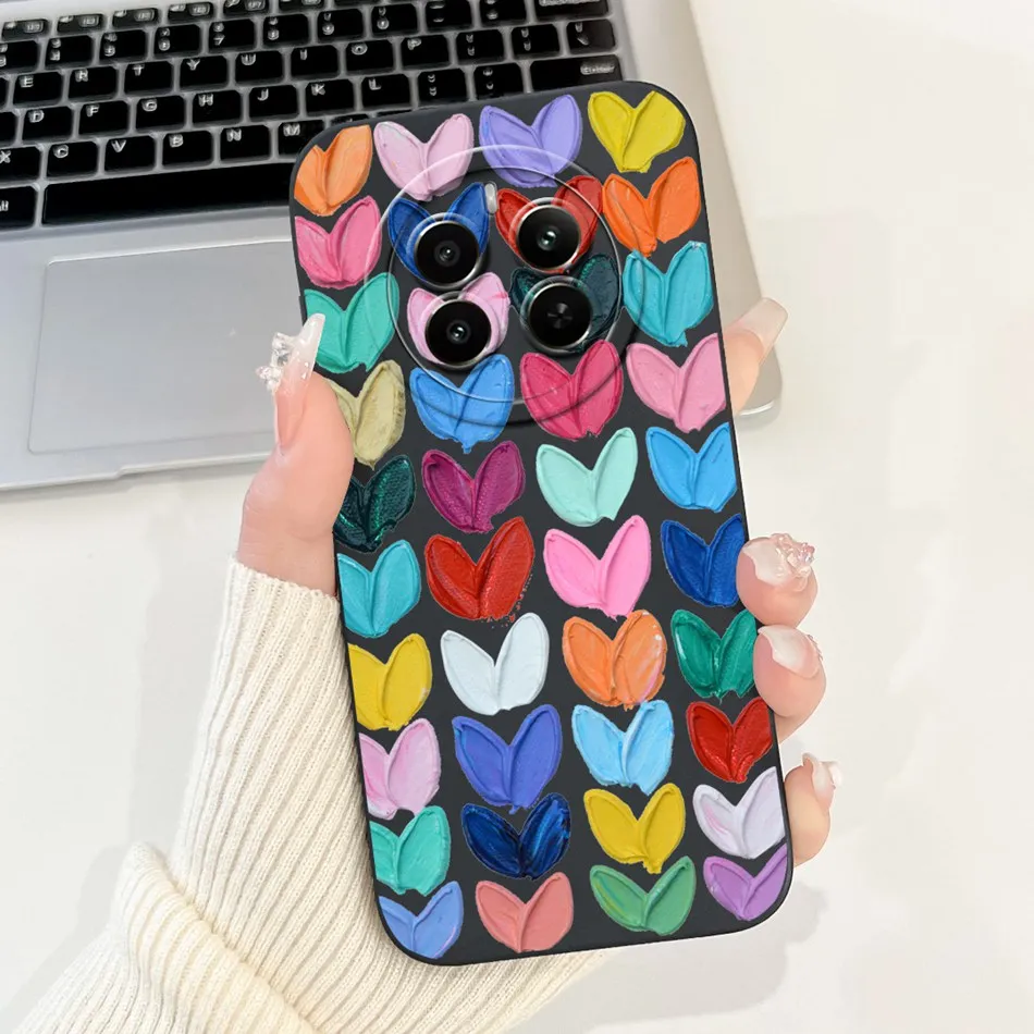 Cute New Design Soft Silicone Shockproof Phone Case - Plain Style