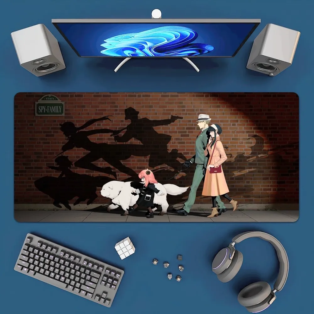 bilibili SPY x FAMILY 2 Anime Anya Mousepad Office Large Mouse Mat Keyboard Mats Rubber PC Computer Game Big Anti-slip Mice Mat 2