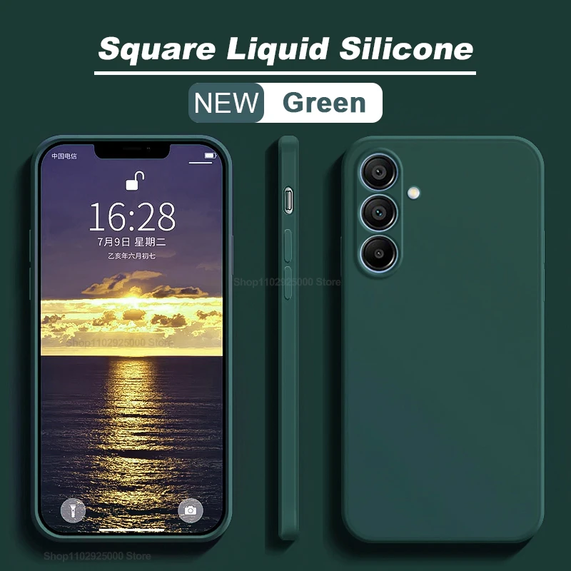 Original Liquid Silicone Shockproof Phone Case - Soft Cover