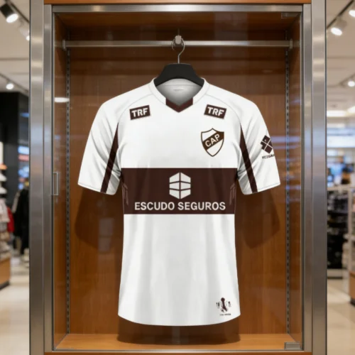 Argentinien Fußballtrikot CA Platense 2021 Home 3D-gedrucktes Athleisure-T-Shirt für Erwachsene und Kinder, Sommer, schnell trocknend, weiche, leichte T-Shirts