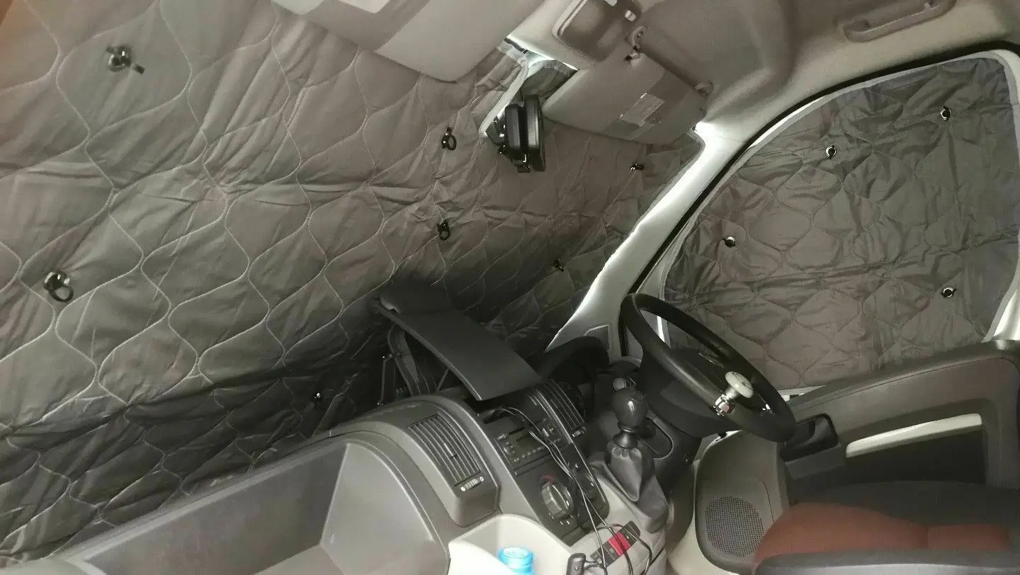 Car sunshade windshield sunshade windshield sun shade Car Internal Thermal Blinds Windshield Sunshade Cover Blind Kit Car Lifting Window Sunshade Sun Shade Fiat Ducato 2006 -