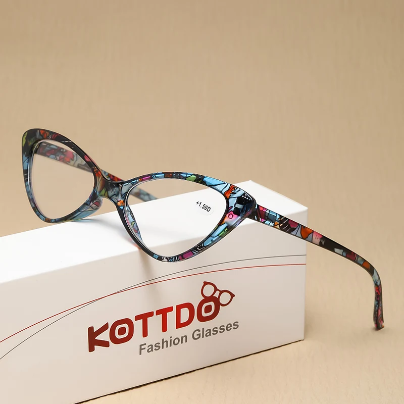 Women Men Cat Eye Reading glasses Presbyopic Anti blue light Eyewear reading glasses