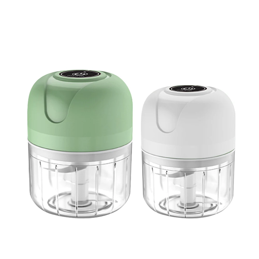 

Electric Mini Garlic Chopper Wireless Food Processor USB Rechargeable 100ml/250ml Cup For Garlic Pepper Chili Spice Kitchen Tool