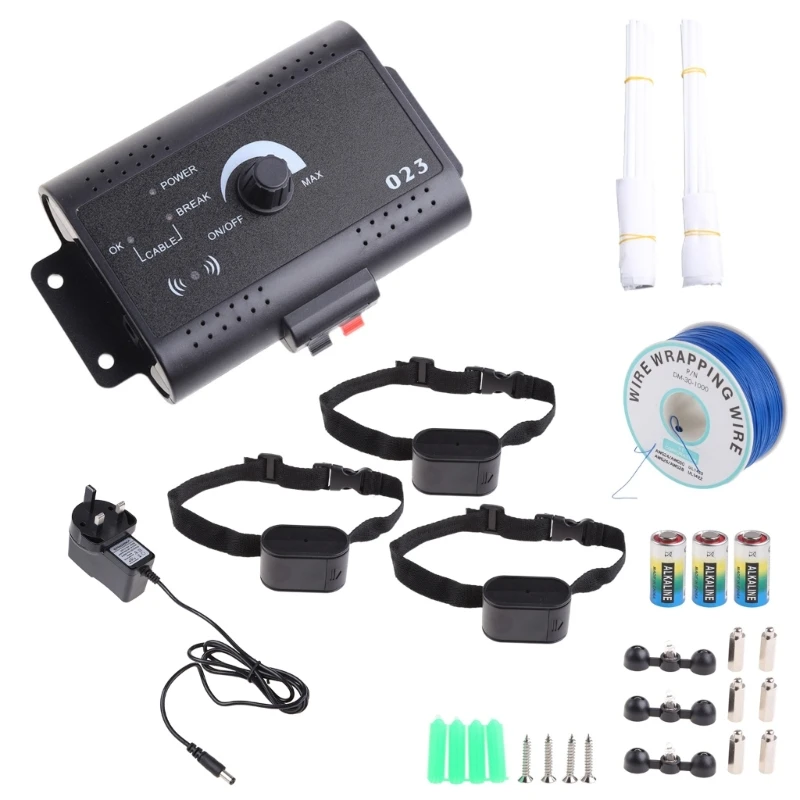 Electric Dog Fence System With Training Collar