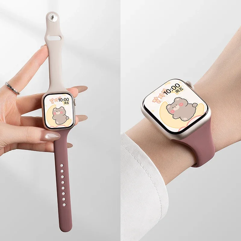 Slim Starlight Sport Silicone Watch Band Collection
