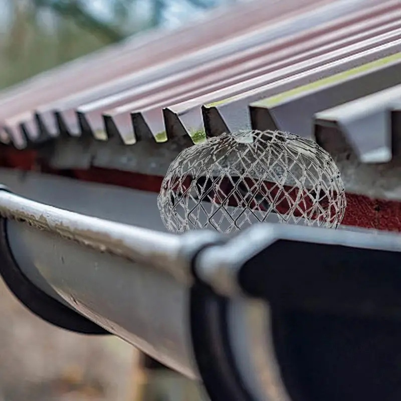 Aluminum Filter Strainer Expandable Filter Strainer & Downspout Protectors Gutter Guards Waterproof & Rustproof Blocks Leaves
