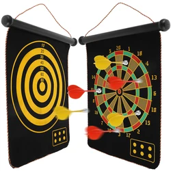 15 inch Magnet Dart Board set Darts Suit Double Sided Flocking Dartboards Darts Plate of Safety Dart Safety Game Board Toy