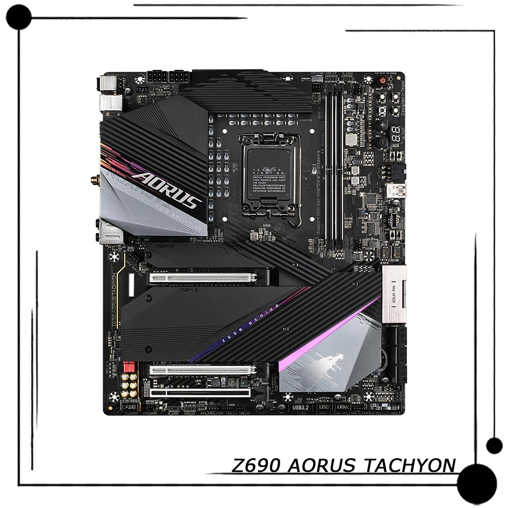 

For Gigabyte LGA1700 2*DDR5 64GB E-ATX Desktop Motherboard Z690 AORUS TACHYON