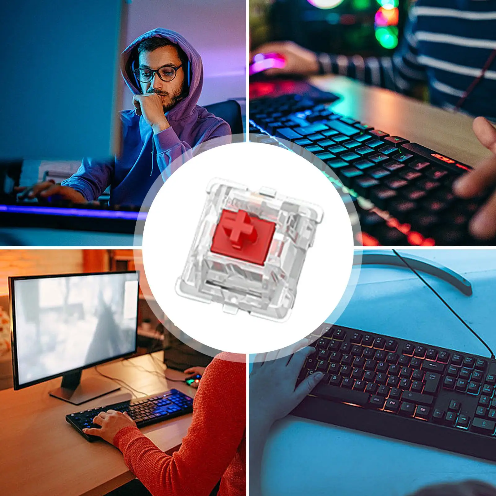 30Pcs Mechanical Switches Axis Mechanical Keyboard Axis Keyboard Axis Shaft thumbnail 7