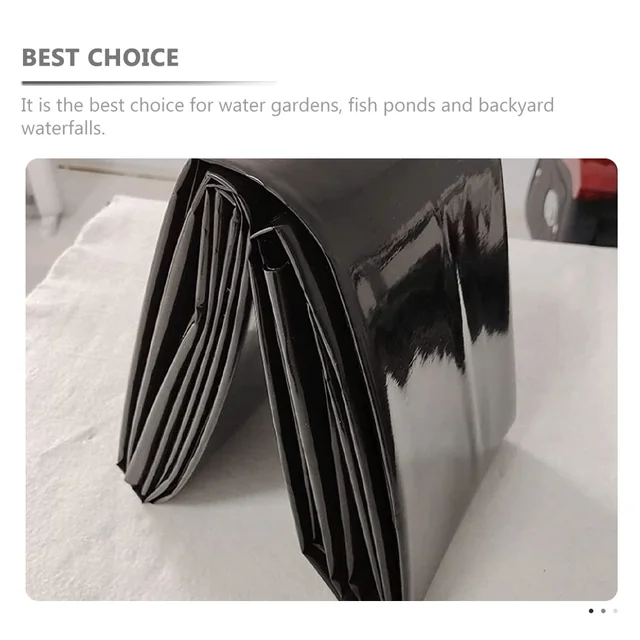 Tó Bélés Anyag Fekete Tarpssss Szűrésgátló Membrán Geomembrán Nagy Teherbírású - Image 5