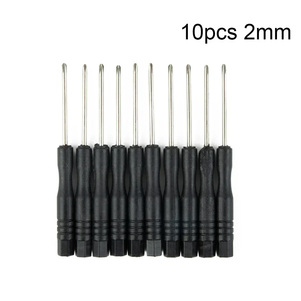 Mini-Schraubendreher, 10 Stück, 3,22 Zoll, kleiner Mini-Schraubendreher, Reparaturwerkzeug, Schlitz-Kreuzschraubendreher, 2 mm Handwerkzeuge, Mini-Schraubendreher