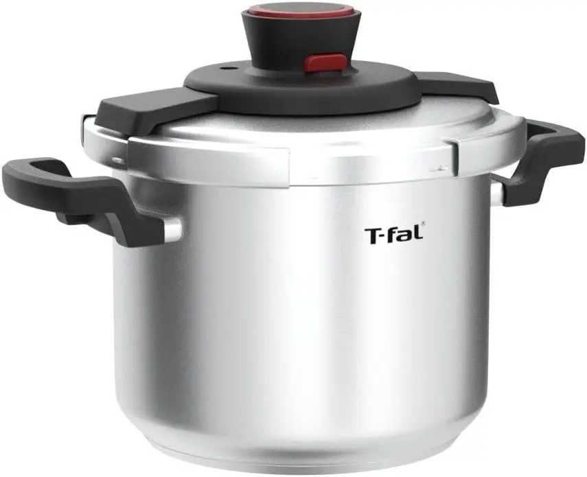 Clipso Stainless Steel Pressure Cooker 6.3 Quart, Induction , Secure locking System, One Hand System, Recipe Book Included 4