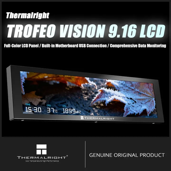 Thermalright Trofeo Vision LCD AIO Display 9.16” PC Monitor, USB