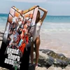 G-GTA 5 G-Grand Theft A-Auto Video Game Microfiber Beach Towel Quick Dry Soft Yoga Swimming Resort Mountain Climbing Towel 4