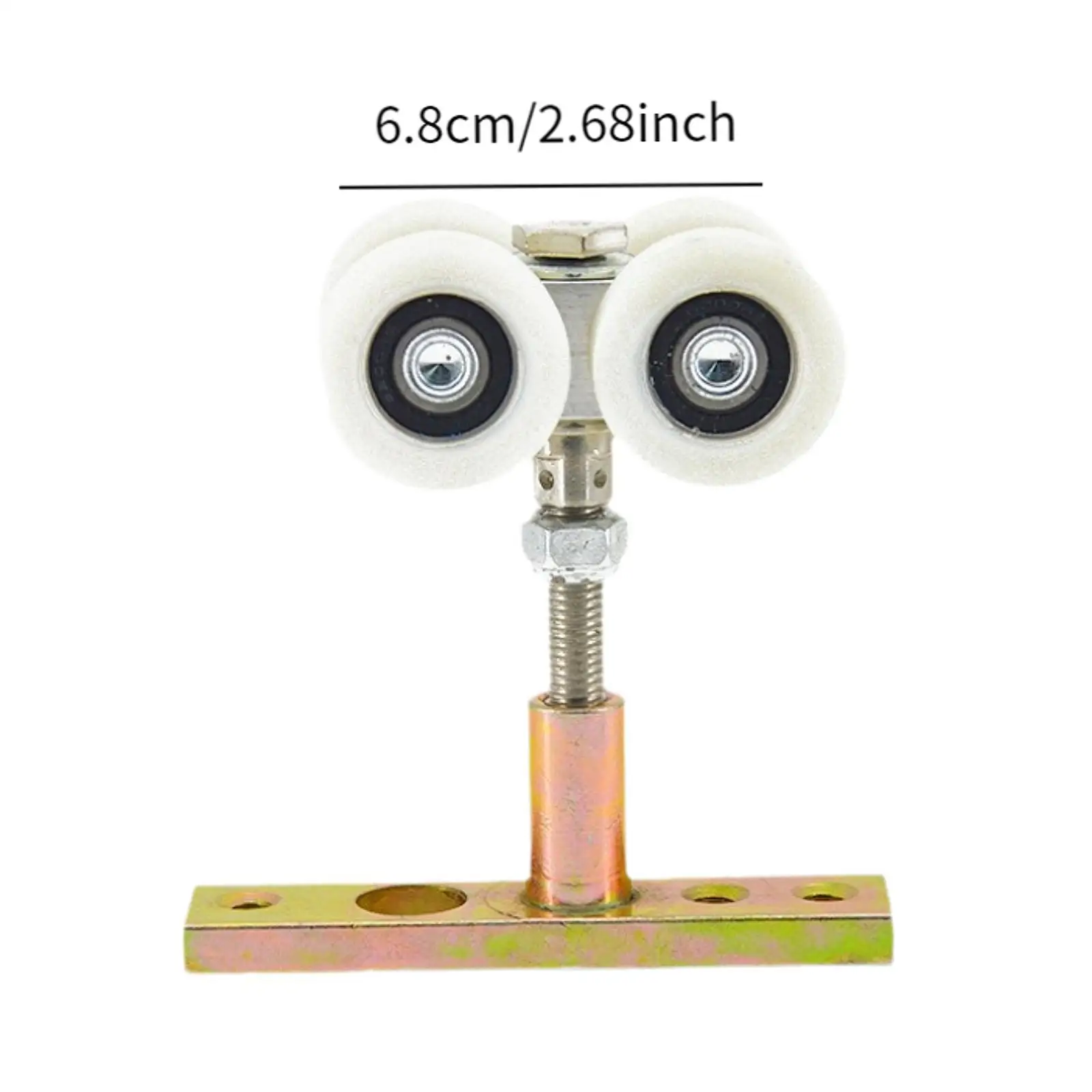 Folding Door Hanger Roller Folding Door Hanging Wheel Household Hardware Hanging Rail Pulley Nylon Bearing Wheels for Kitchen