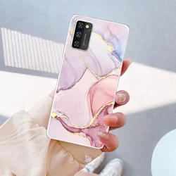 Marble Painted Silicone Soft Clear Cover Bumper Case for Blackview A100 (TM2001)