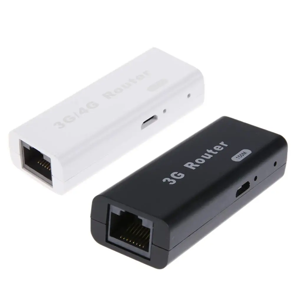 Portable Mini 3G/4G WiFi Wlan Hotspot AP Client 150Mbps RJ45 USB Wireless Router Mac iOS Windows Linux Android