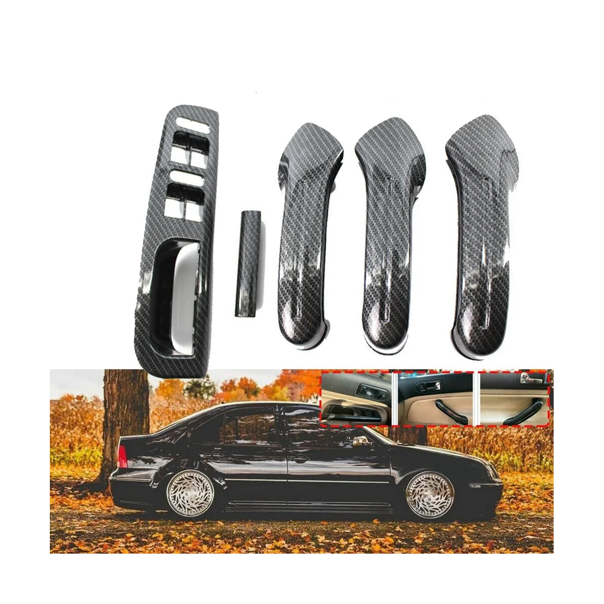 

Car Interior Grab Handle Inside Door Handle Door Armrest for VW Bora Golf 4 MK4 for Jetta 1999-2004 Golf 4 Mk4 2004