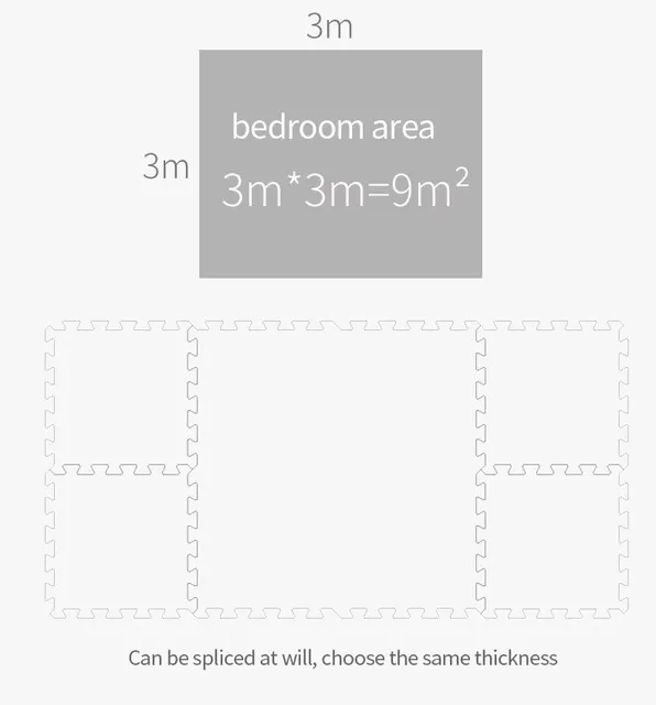 8-16 pièces tapis de jeu pour bébé tapis de Puzzle en mousse EVA tapis d'activités de chambre d'enfants pour bébé tapis de sol Interlock 30*30CM 5