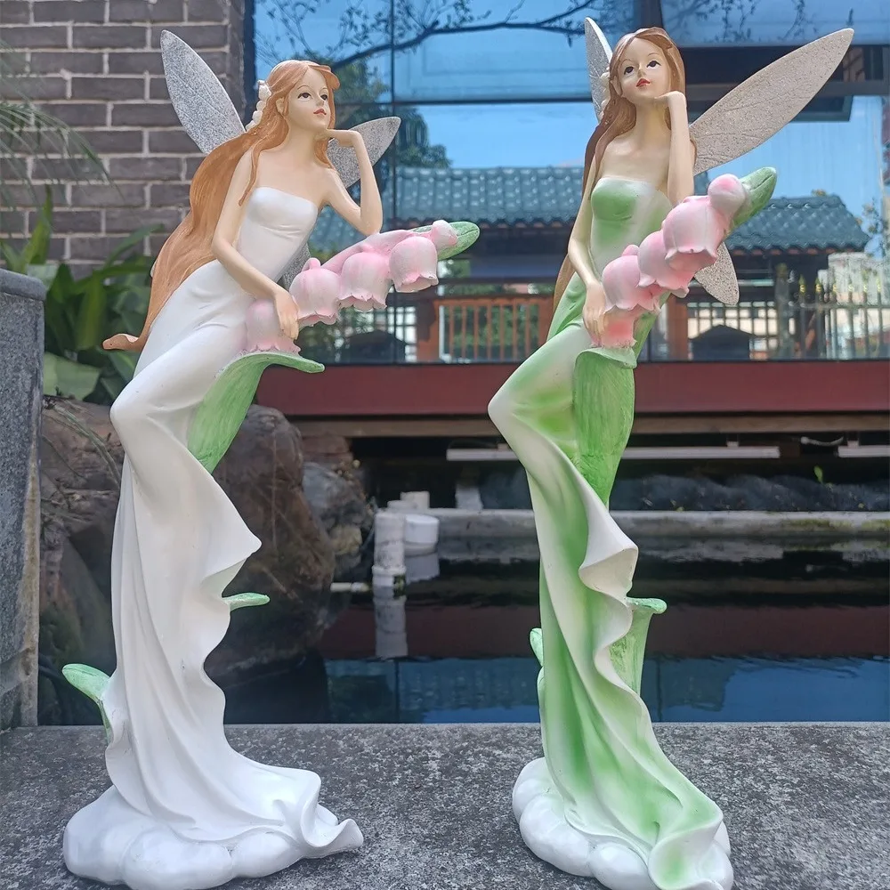 

Статуя Феи леди из смолы аксессуары для сада весеннее украшение